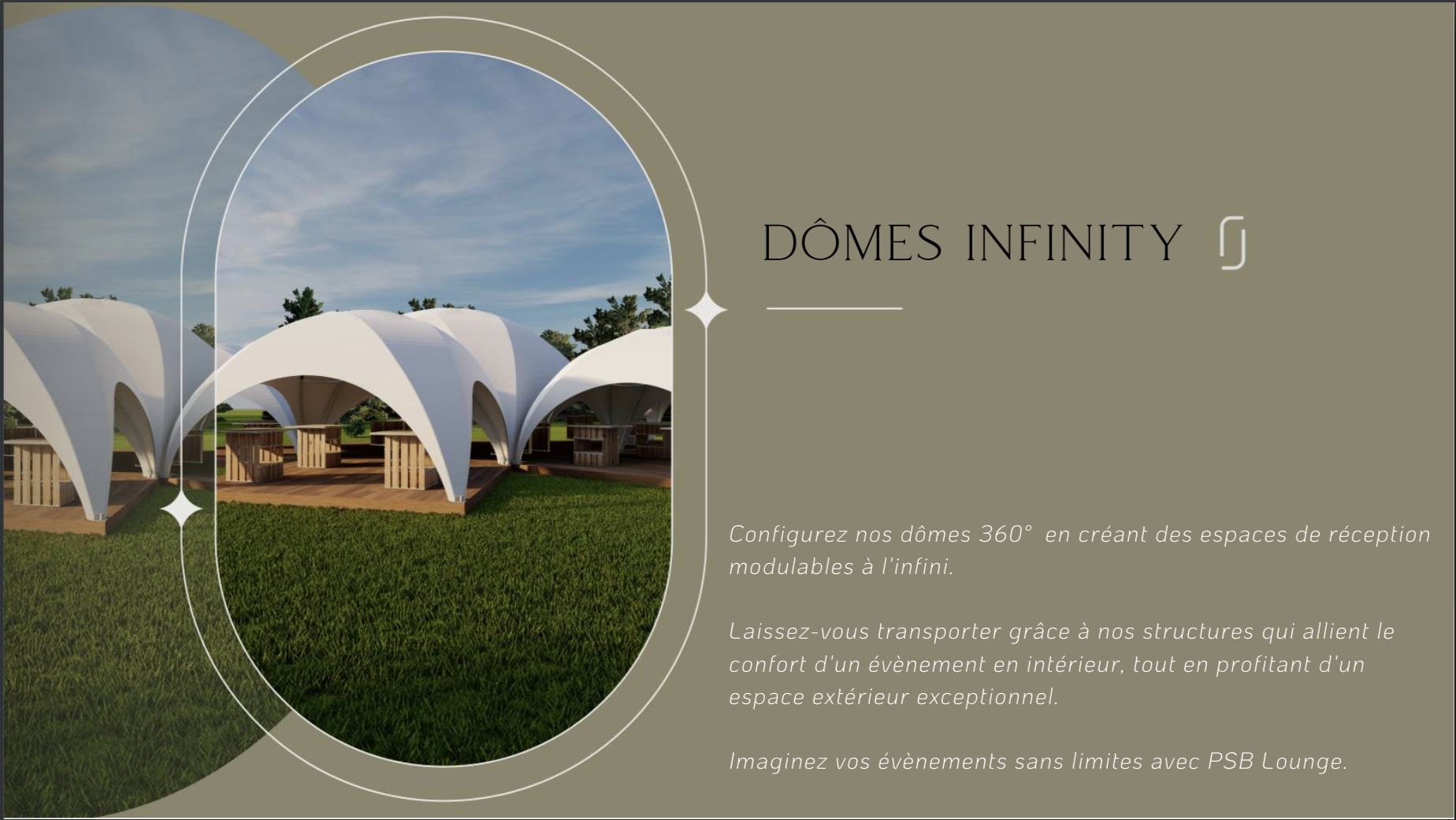 LIVRET CONFIGURATIONS DOMES INFINITY