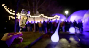 Cocktail de cérémonie de vœux d'entreprise organisé par PSB Lounge à Toulouse
