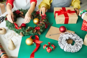 Atelier créatif de Noël pour enfants organisé par PSB Lounge à Toulouse