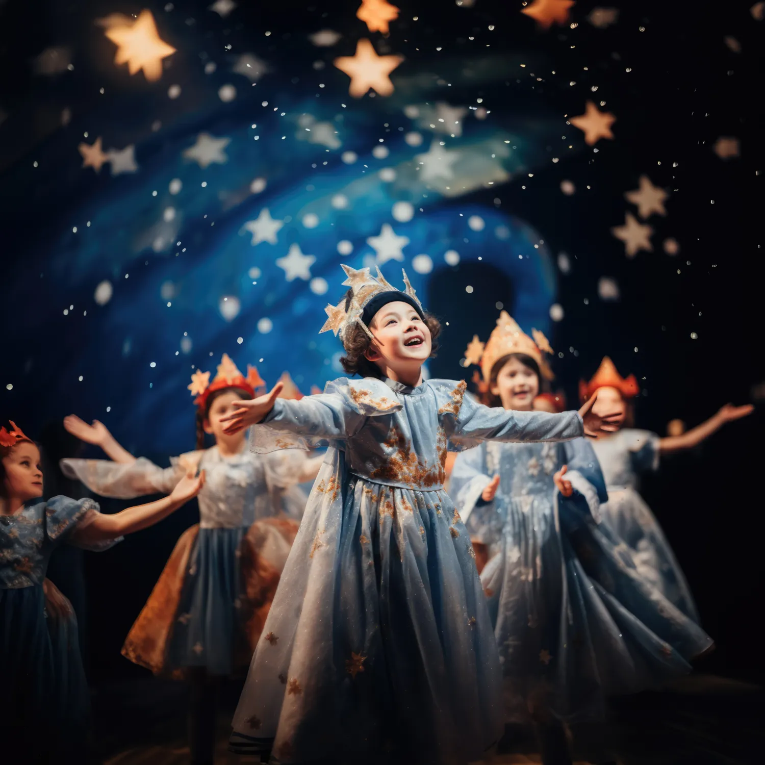 Spectacle de Noël pour enfants lors d'un événement d'entreprise à Toulouse
