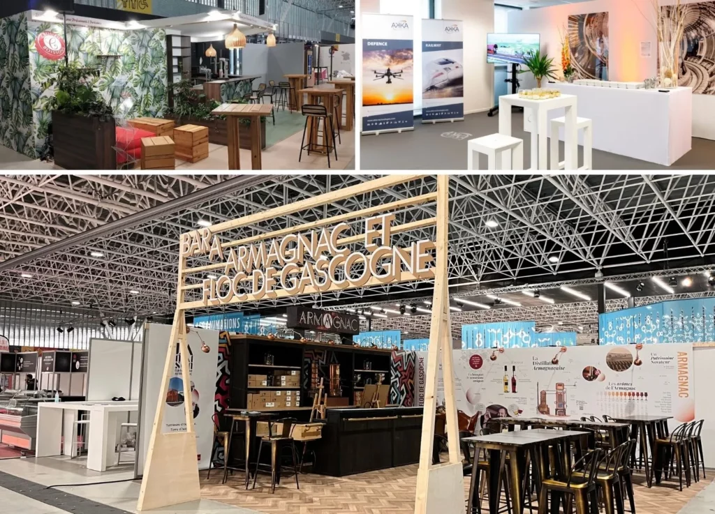 Installation de mobilier et équipements événementiels par les techniciens PSB Lounge