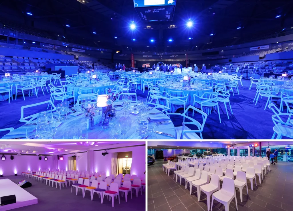 Location de chaises et mobilier événementiel pour conférence, séminaire, gala et réception professionnelle par PSB Lounge